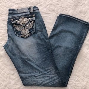 Grace in LA Bootcut Jeans w/Pocket Detail